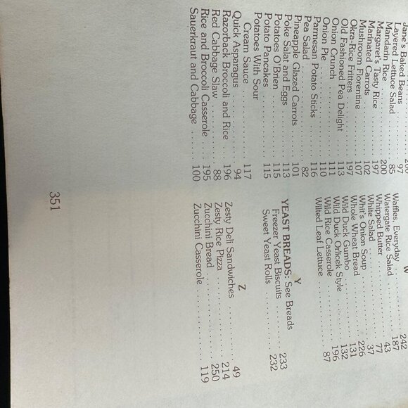 Prairie Harvest 1981 St. Peters Episcopal Churchwomen Cookbook Spiral Bound - Picture 11 of 11